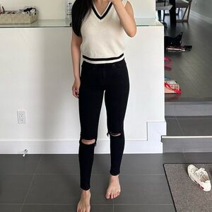 TOPSHOP Ripped Jamie Skinny Jeans Size 25